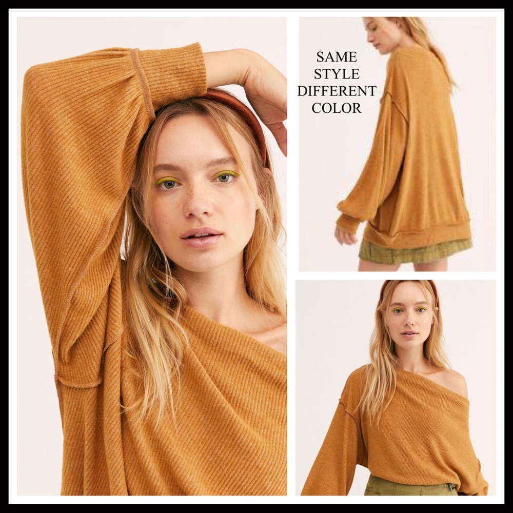 FREE PEOPLE BOHO TUNIC PULLOVER TOP A3C - Picture 5 of 16